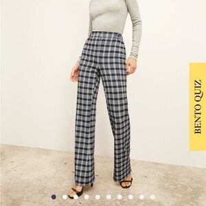 NWT MM Lafleur Horton knit pant in checkmate